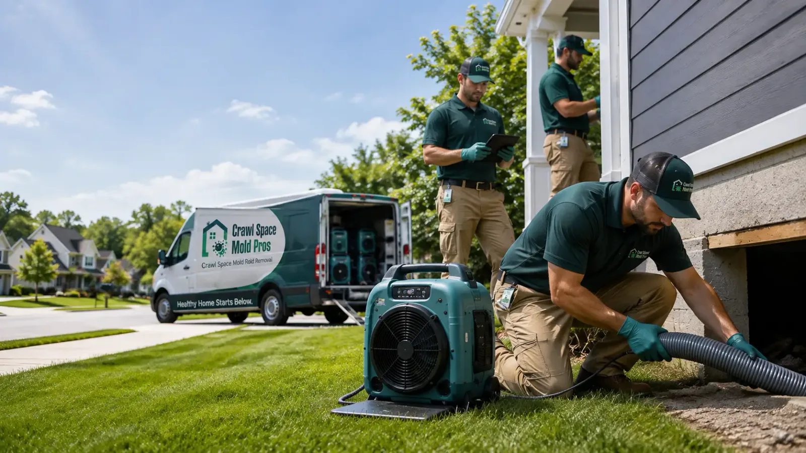 Crawl Space Mold Removal in La Crosse, VA